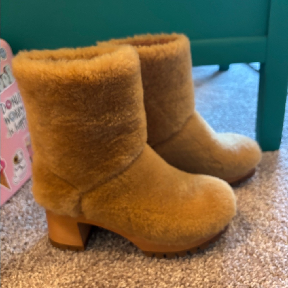 Swedish Hasbeens Tan Leather Boots